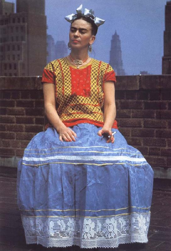 Frida Kahlo Frida Kahlo in New York oil painting image